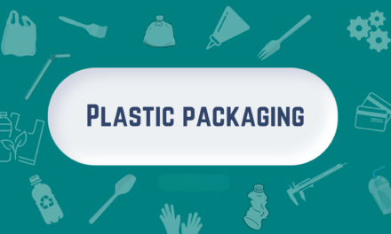 What are the environmental challenges associated with plastic packaging, and how can they be mitigated?