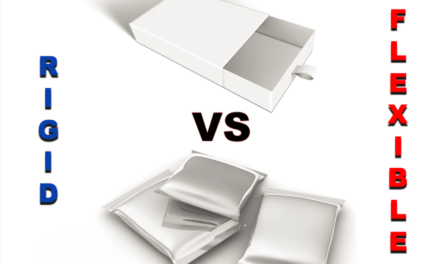 What is the difference between rigid and flexible plastic packaging, and what are their respective advantages?
