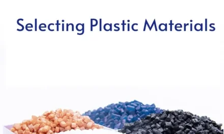 What factors influence the selection of plastic materials for manufacturing electrical components?