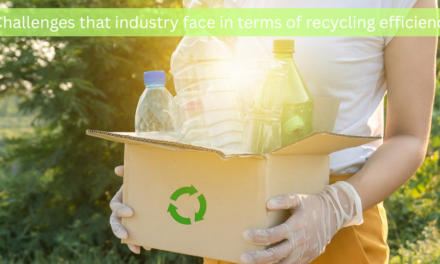 How are plastic products recycled, and what challenges does the industry face in terms of recycling efficiency?