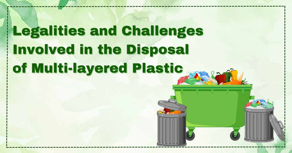 What are the benefits of using multi-layer plastic films in packaging, and what challenges arise in their recycling?