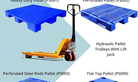 How are plastic pallets and crates designed to handle different types of loads (e.g., heavy-duty, lightweight, perishable goods)?