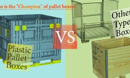 How does the manufacturing process for plastic pallets differ from that of plastic crates?