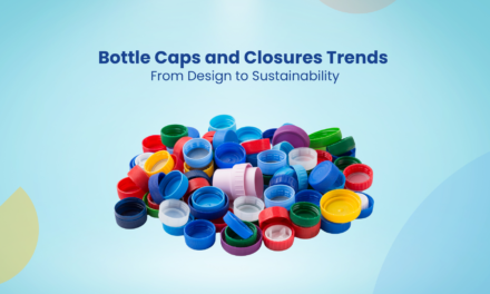 What are the environmental challenges associated with the disposal of bottle caps and lids, and how are manufacturers addressing these concerns?