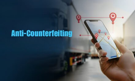 How do holographic films enhance anti-counterfeiting and brand protection in plastic packaging?