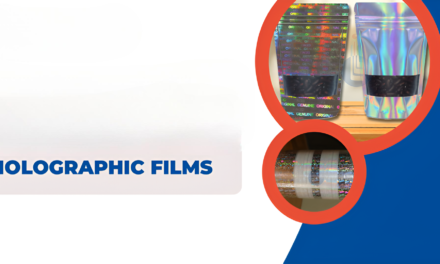 What trends are emerging in holographic film technology for plastic and rubber applications?