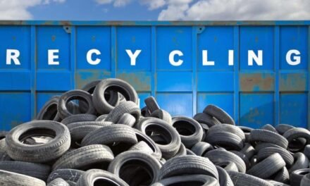 What role does tire recycling play in reducing environmental impact, and what technologies are used to recycle tires?