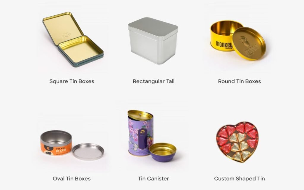 How do tin containers complement plastic and rubber products in hybrid packaging solutions?