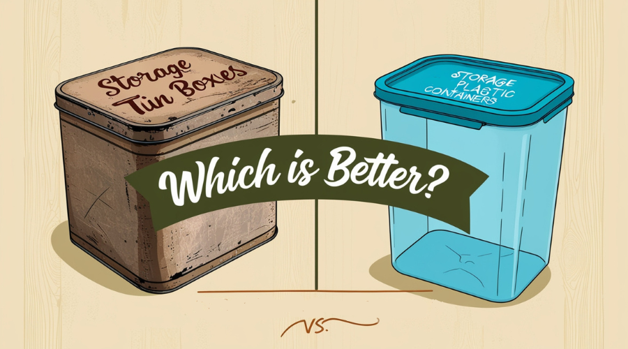 What are the cost implications of switching from plastic to tin containers for industrial packaging?