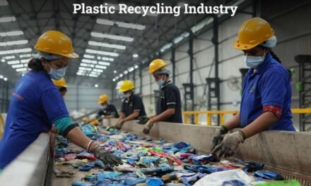 What are the primary materials used for manufacturing packaging tubes in the plastics and rubber industry?