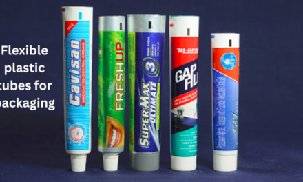 What are the advantages of using flexible plastic tubes for packaging over rigid containers?