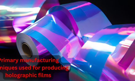 What are the primary manufacturing techniques used for producing holographic films?