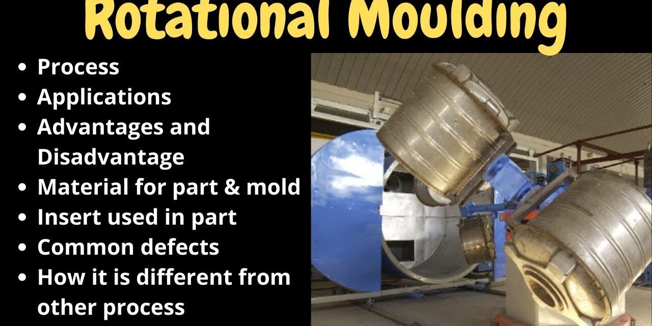 What types of plastics are commonly used in rotational molding?